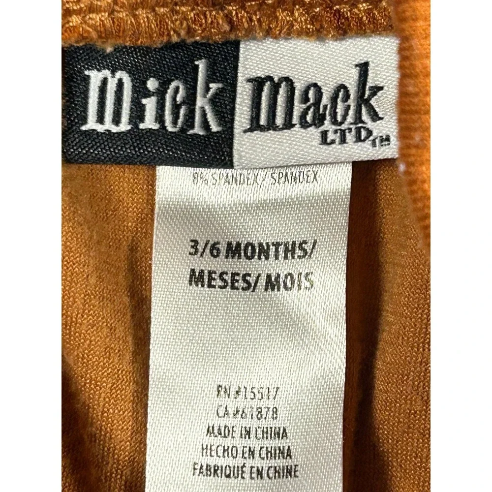 Mick Mack Baby two‎ piece Leopard Cat outfit 3-6 months